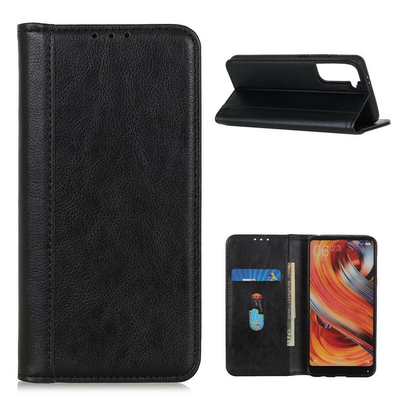 Puhelinkuoret Samsung Galaxy S21 5G Kotelot Flip Elegance Haljattu Litsi Nahka