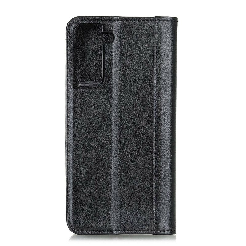 Puhelinkuoret Samsung Galaxy S21 5G Kotelot Flip Elegance Haljattu Litsi Nahka