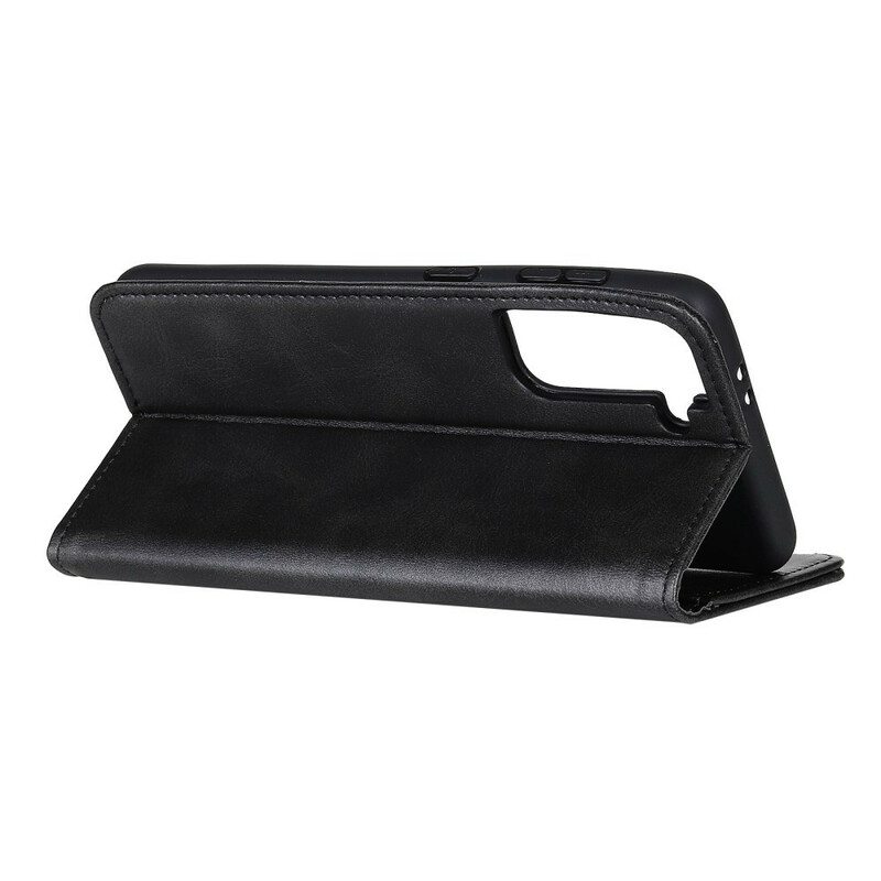 Puhelinkuoret Samsung Galaxy S21 5G Kotelot Flip Halkaistu Nahka