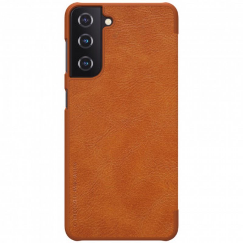 Puhelinkuoret Samsung Galaxy S21 5G Kotelot Flip Nillkin Qin -sarja
