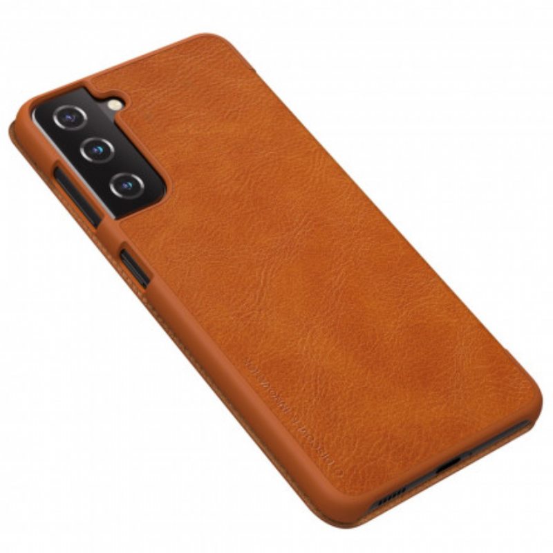 Puhelinkuoret Samsung Galaxy S21 5G Kotelot Flip Nillkin Qin -sarja