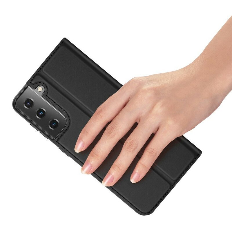 Puhelinkuoret Samsung Galaxy S21 5G Kotelot Flip Skin Pro Dux Ducis