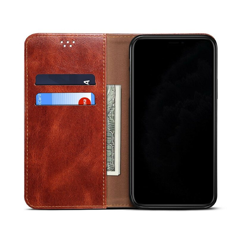 Puhelinkuoret Samsung Galaxy S21 5G Kotelot Flip Vahattua Tekonahkaa