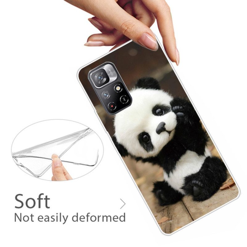 Case Poco M4 Pro 5G Joustava Panda