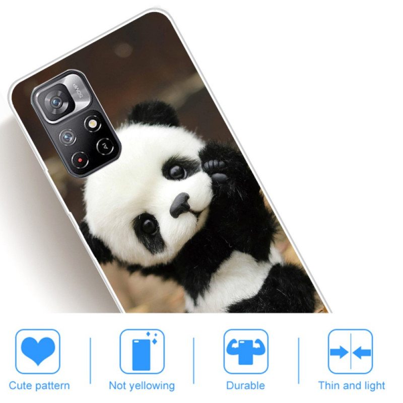 Case Poco M4 Pro 5G Joustava Panda