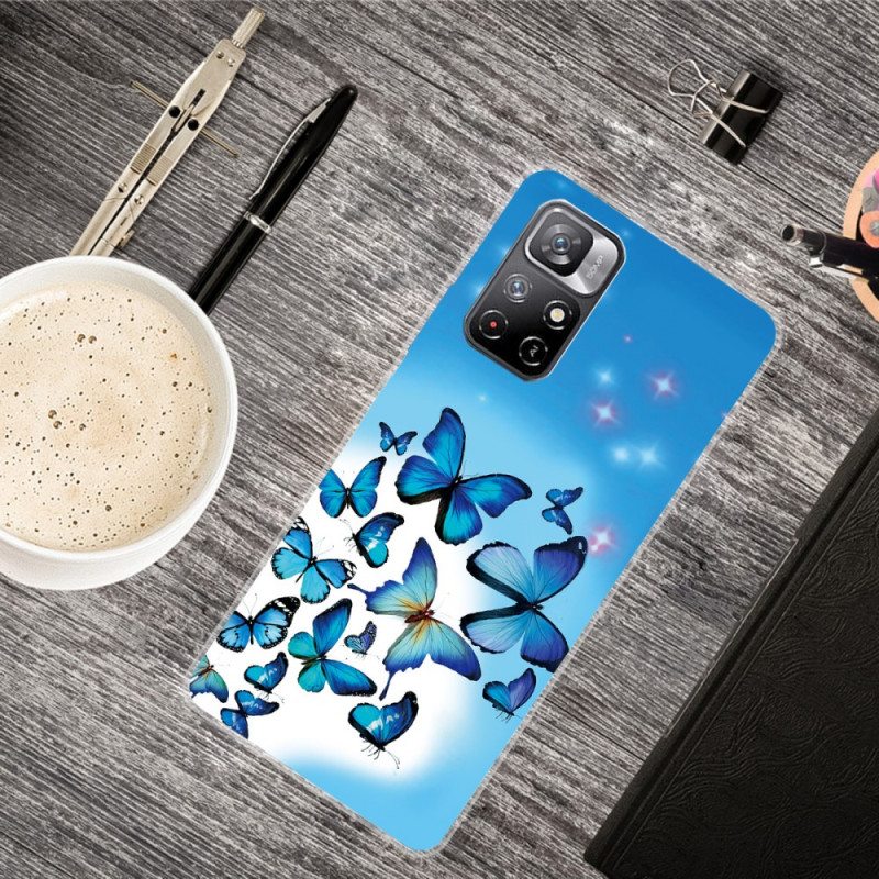Case Poco M4 Pro 5G Perhoset Perhoset