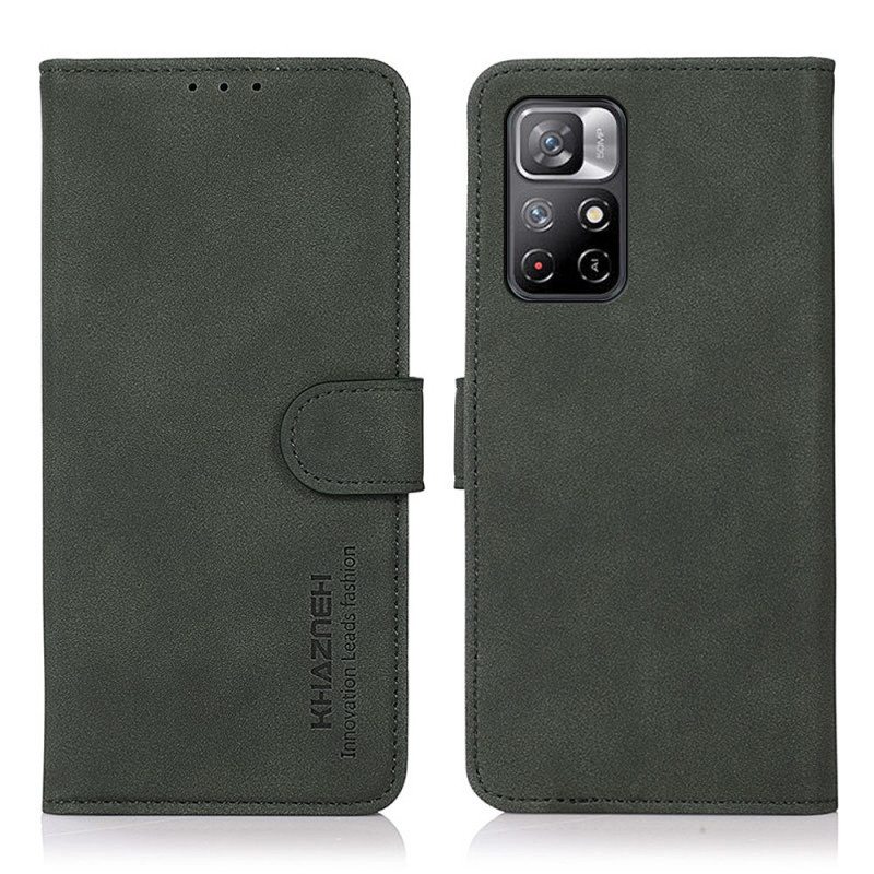 Kotelot Poco M4 Pro 5G Khazneh Fashion Leather Effect