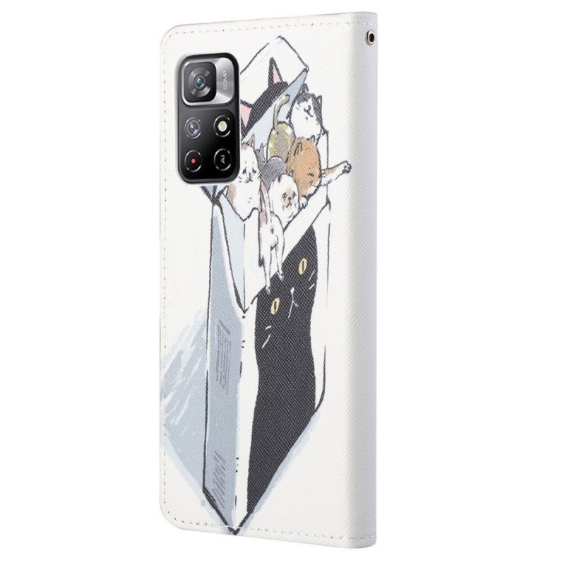 Kotelot Poco M4 Pro 5G Suojaketju Kuori Toimitus Thong Cats