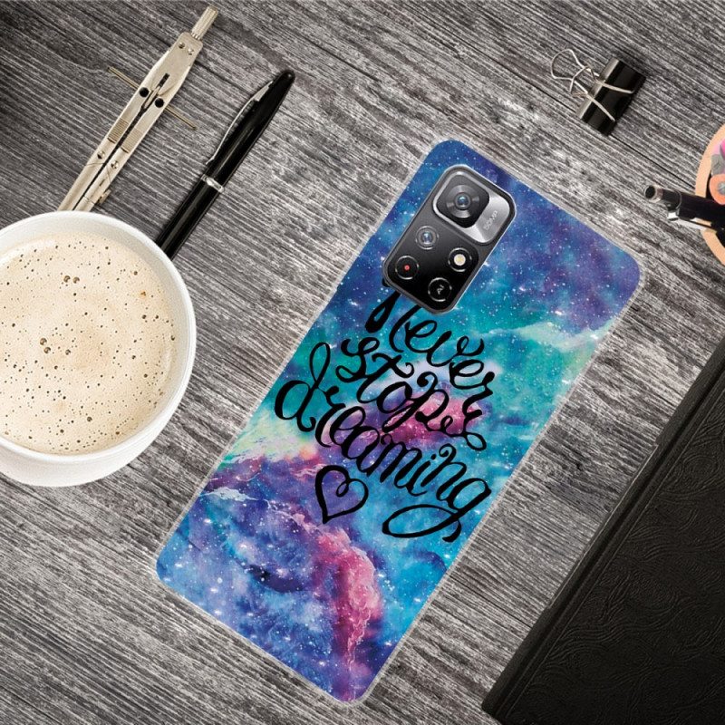 Kuori Poco M4 Pro 5G Älä Koskaan Lopeta Unelmoimista