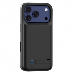 5000 Mah Ulkoinen Akkukotelo iPhone 17 Prolle Sisäänrakennetulla Telineellä