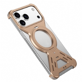 Kuori iPhone 17 Pro Magsafe-puskuri Pyörivällä Jalustalla Suojakuori