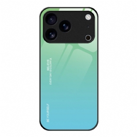 Kuori iPhone 17 Pro Ole Oma Itsesi Karkaistu Lasi