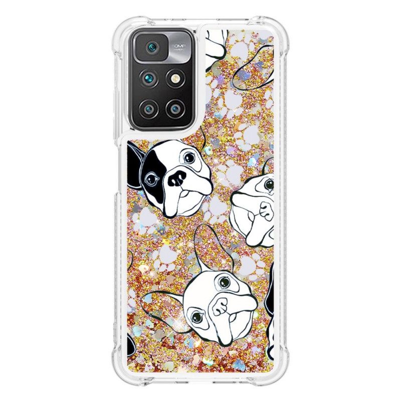 Case Xiaomi Redmi 10 Herra Koiran Paljetteja