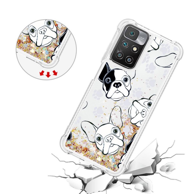Case Xiaomi Redmi 10 Herra Koiran Paljetteja