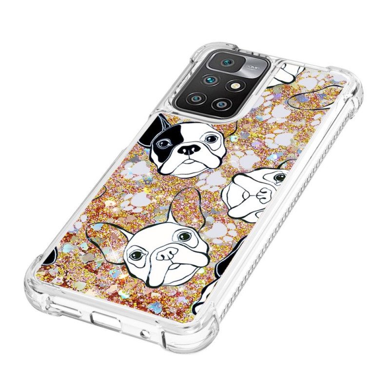 Case Xiaomi Redmi 10 Herra Koiran Paljetteja