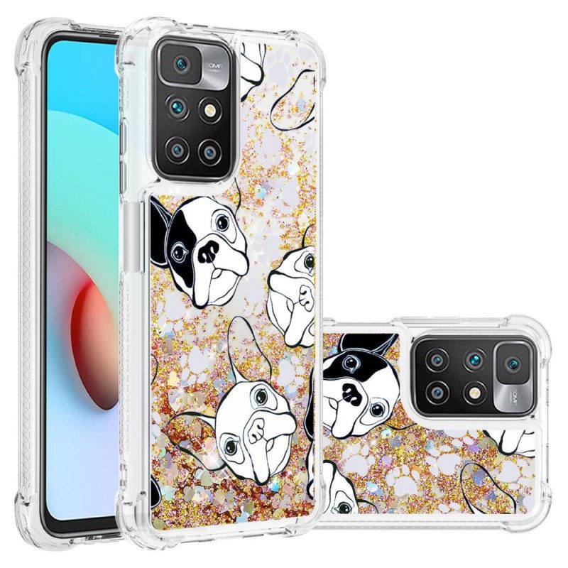 Case Xiaomi Redmi 10 Herra Koiran Paljetteja