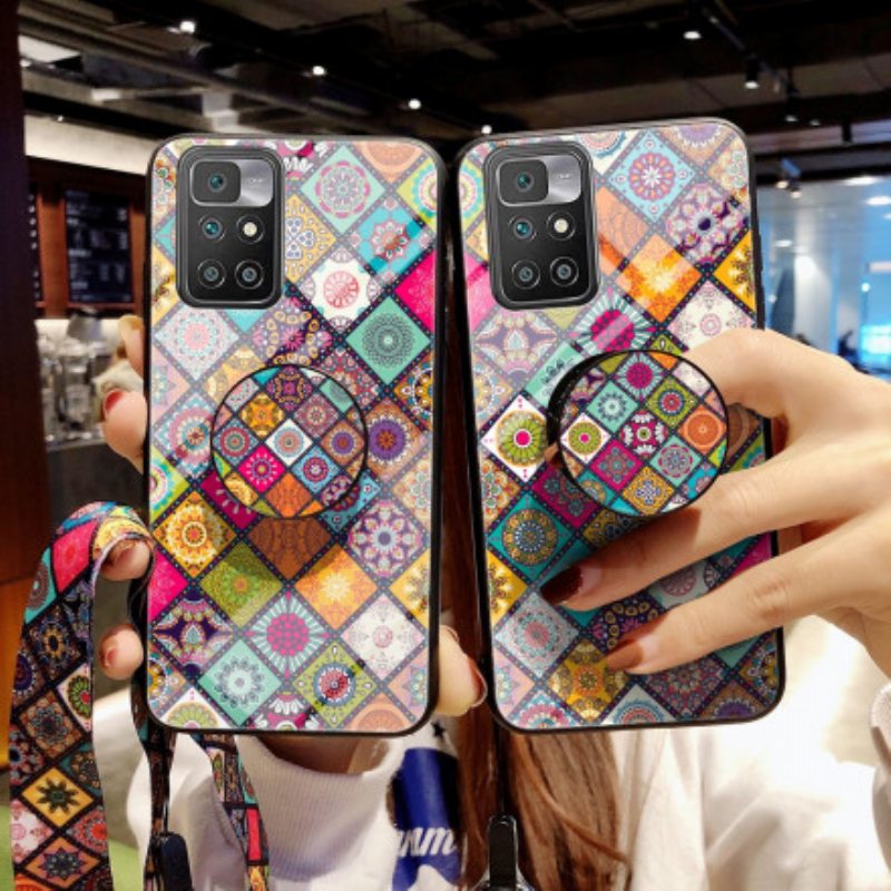 Case Xiaomi Redmi 10 Patchwork Magneettipidike