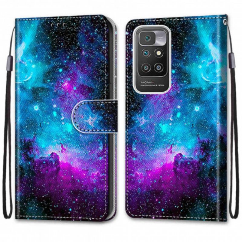 Flip Case Xiaomi Redmi 10 Kosminen Taivas