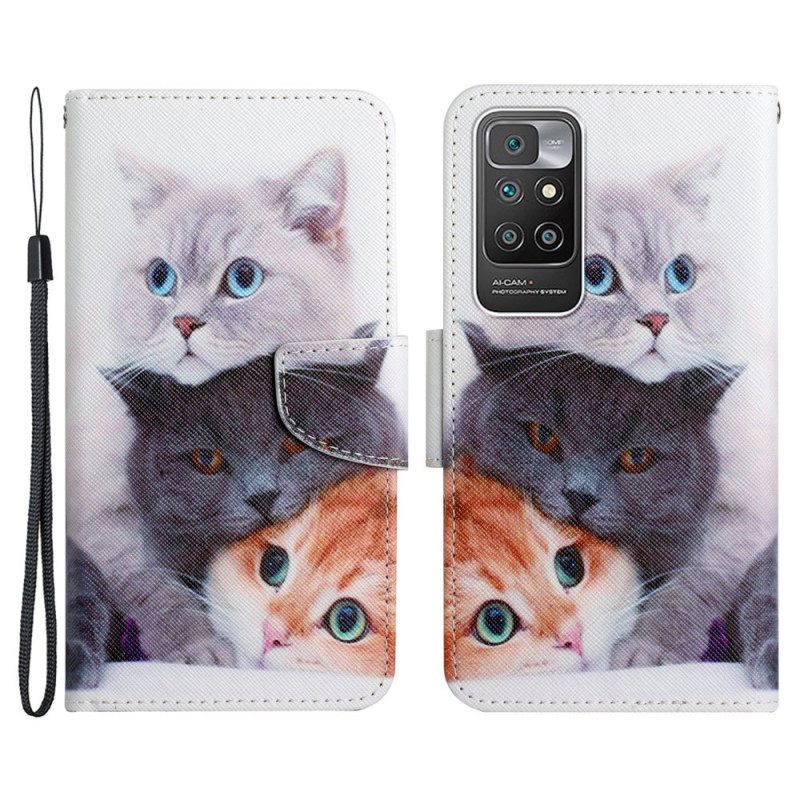 Kotelot Xiaomi Redmi 10 Kasa Kaulanauhakissoja