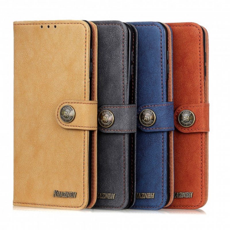 Kotelot Xiaomi Redmi 10 Khazneh Retro Haljasnahka