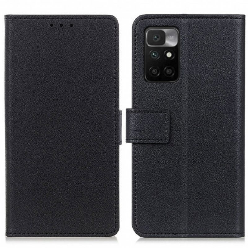 Kotelot Xiaomi Redmi 10 Klassinen Keinonahka