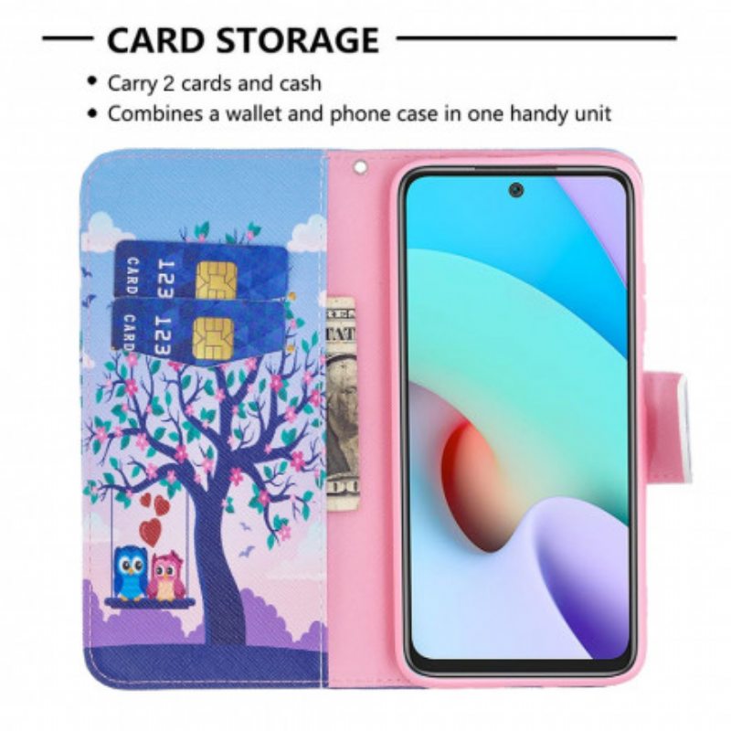 Kotelot Xiaomi Redmi 10 Pöllöt Swingissä