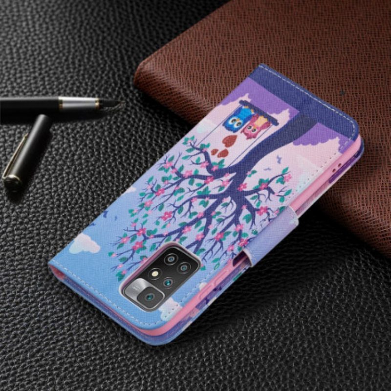 Kotelot Xiaomi Redmi 10 Pöllöt Swingissä