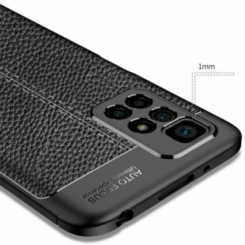 Kuori Xiaomi Redmi 10 Kaksilinjainen Litsi-nahkaefekti