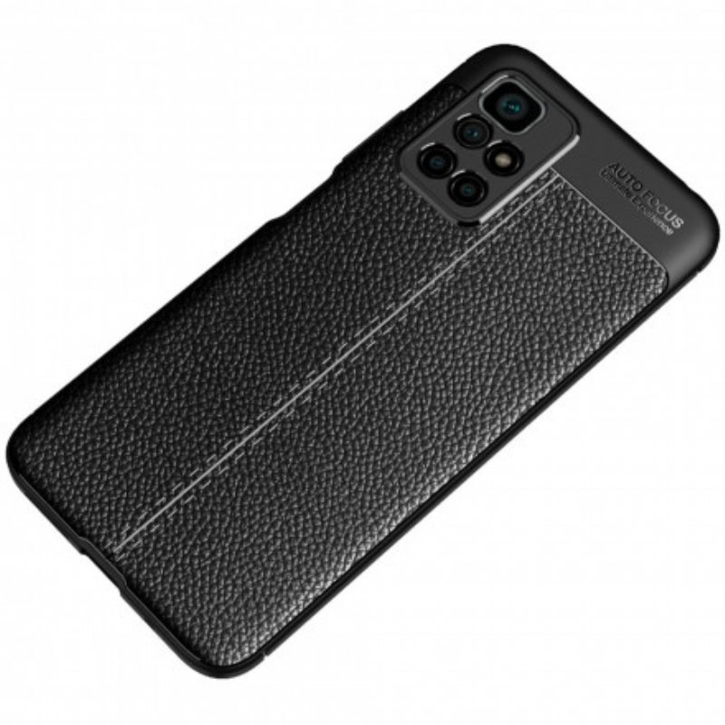 Kuori Xiaomi Redmi 10 Kaksilinjainen Litsi-nahkaefekti