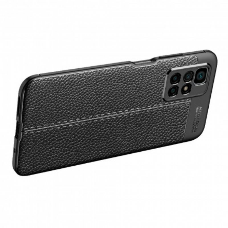 Kuori Xiaomi Redmi 10 Kaksilinjainen Litsi-nahkaefekti