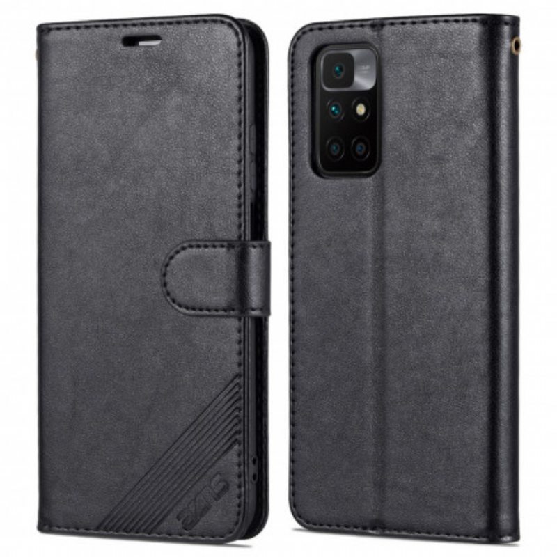Nahkakotelo Xiaomi Redmi 10 Azns Keinonahkaa