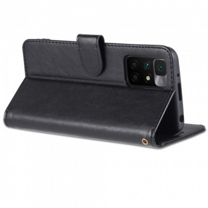 Nahkakotelo Xiaomi Redmi 10 Azns Keinonahkaa