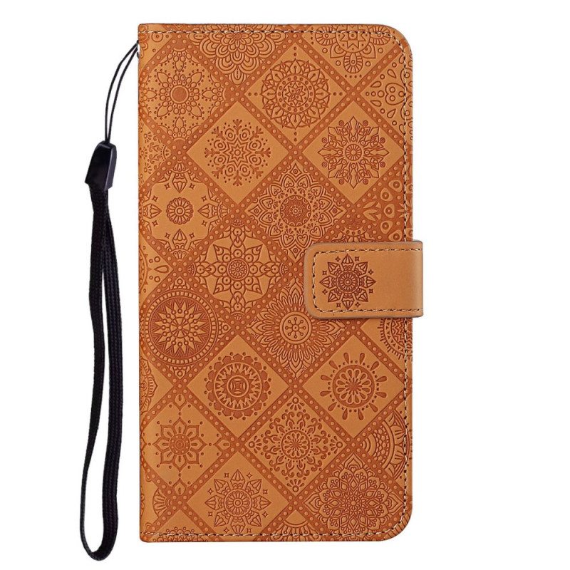 Nahkakotelo Xiaomi Redmi 10 Tapestry Kuvio