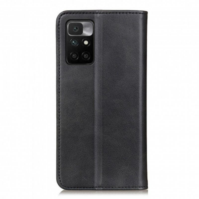 Puhelinkuoret Xiaomi Redmi 10 Kotelot Flip Halkaistu Nahka