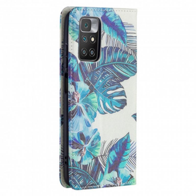 Puhelinkuoret Xiaomi Redmi 10 Kotelot Flip Lehdet