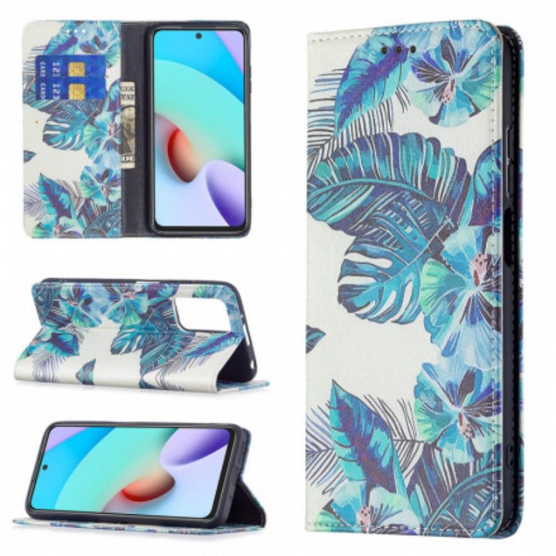 Puhelinkuoret Xiaomi Redmi 10 Kotelot Flip Lehdet