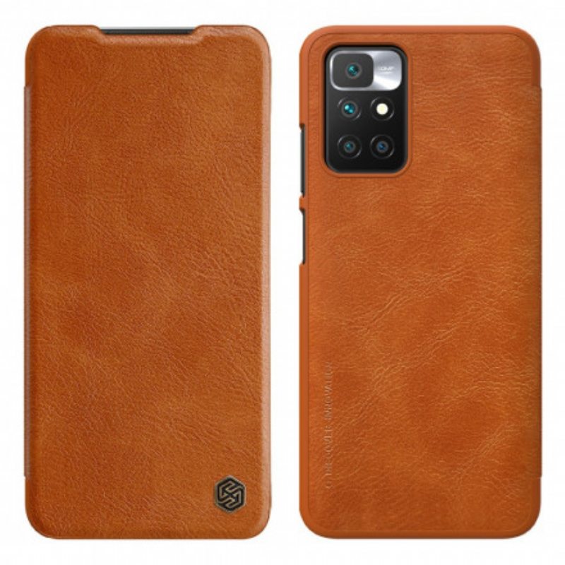 Puhelinkuoret Xiaomi Redmi 10 Kotelot Flip Nillkin Qin -sarja