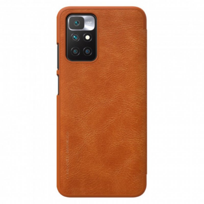 Puhelinkuoret Xiaomi Redmi 10 Kotelot Flip Nillkin Qin -sarja
