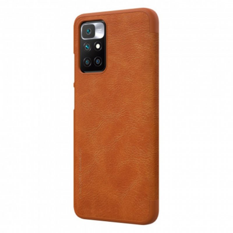 Puhelinkuoret Xiaomi Redmi 10 Kotelot Flip Nillkin Qin -sarja