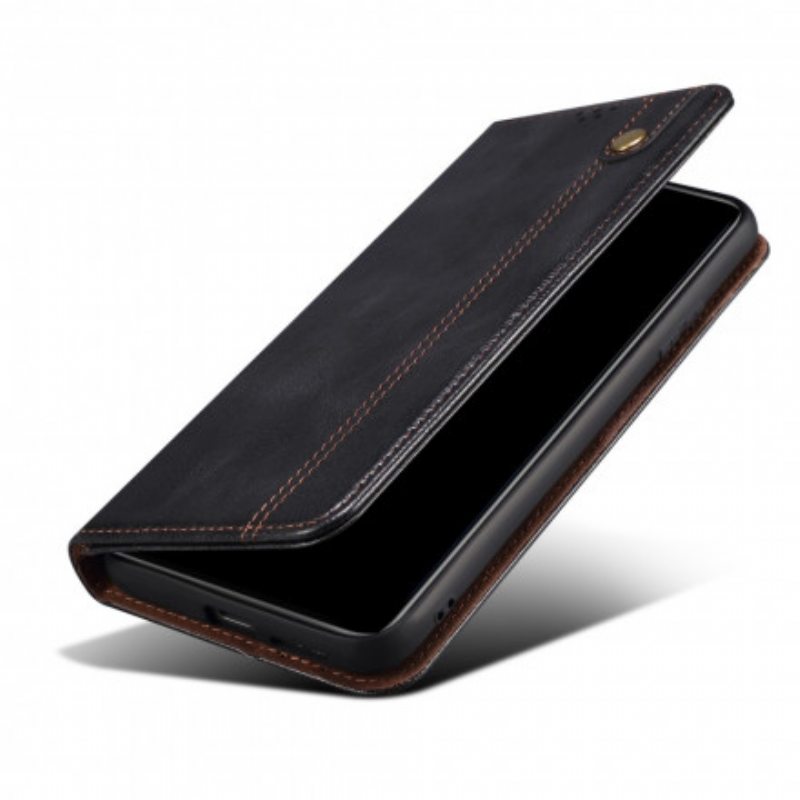 Puhelinkuoret Xiaomi Redmi 10 Kotelot Flip Vahattua Tekonahkaa