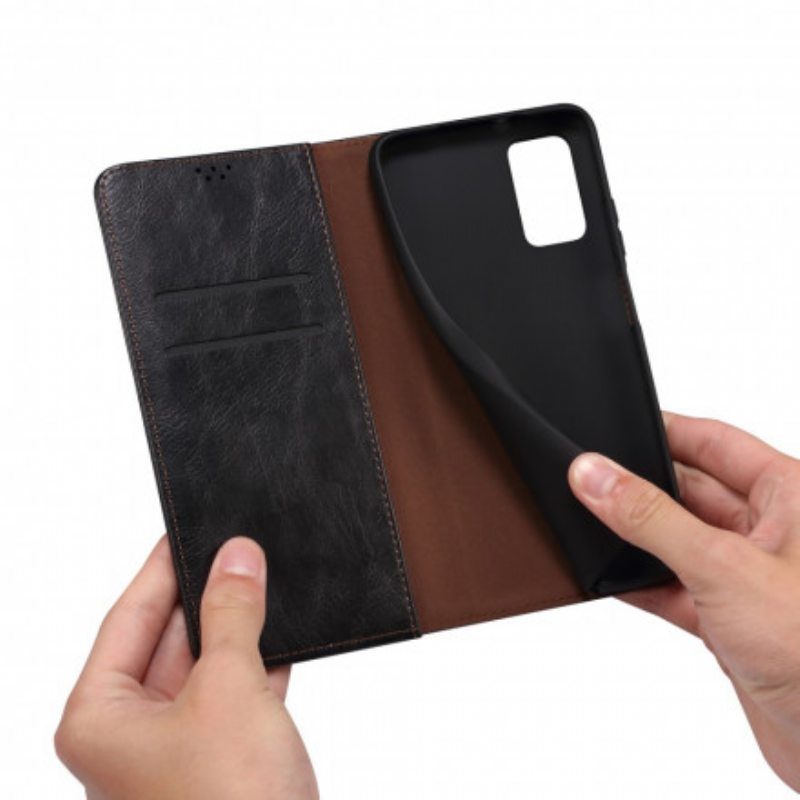 Puhelinkuoret Xiaomi Redmi 10 Kotelot Flip Vahattua Tekonahkaa
