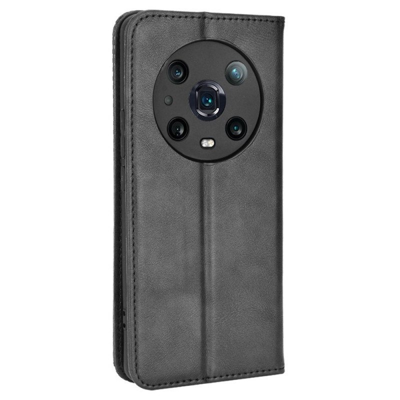 Puhelinkuoret Honor Magic 4 Pro Kotelot Flip Tyylitelty Nahkatyyli