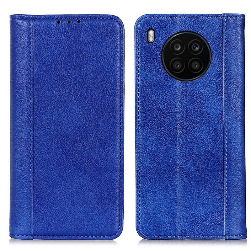 Puhelinkuoret Honor 50 Lite Kotelot Flip Elegance Haljattu Litsi Nahka