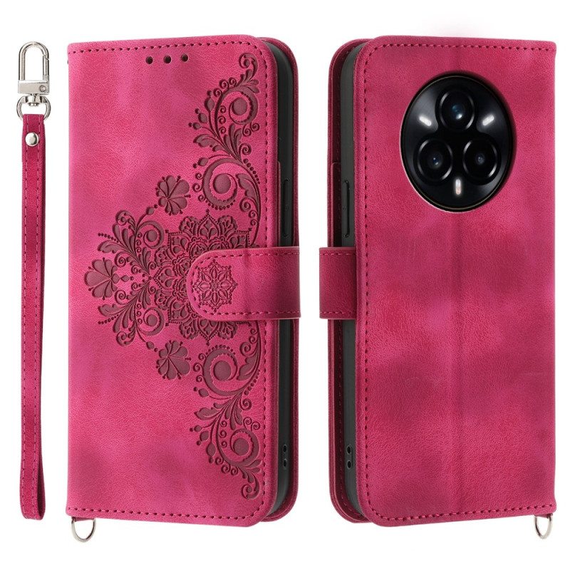 Kuoret Realme 14 Pro 5g Kukallinen Pitsi Hihnalla