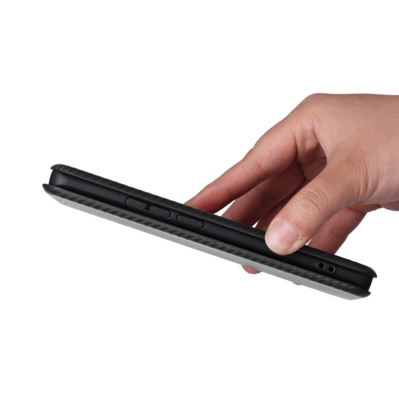 Nahkakotelo Realme 14 Pro 5g Hiilikuitu