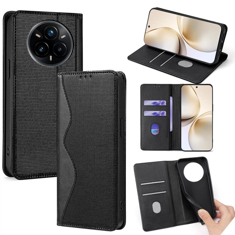 Nahkakotelo Realme 14 Pro 5g Puhelinkuoret Aaltoileva Muotoilu