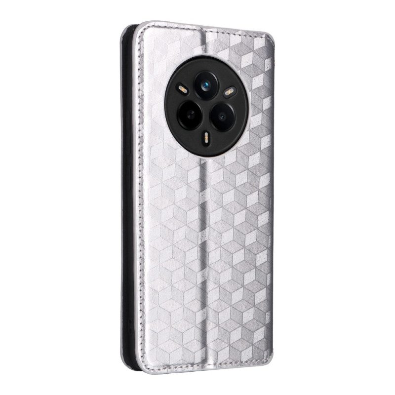 Nahkakotelo Realme 14 Pro 5g Timanttikuvio