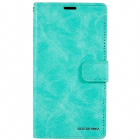 Flip Case iPhone 14 Blue Moon Mercury Goospery