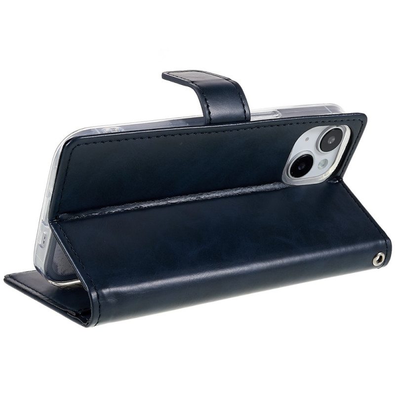 Flip Case iPhone 14 Blue Moon Mercury Goospery