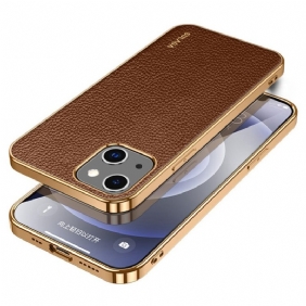 Kuori iPhone 14 Tyylikäs Nahka Sulada